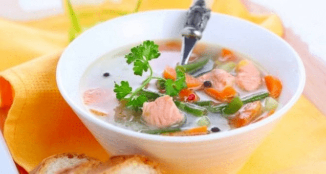 supa de peste pe o dieta proteica
