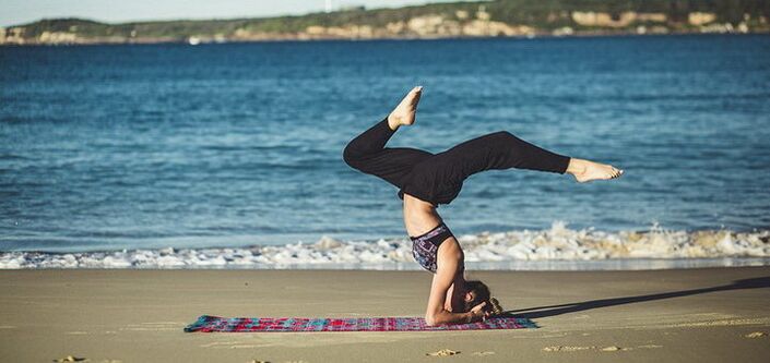 yoga în aer liber pentru pierderea în greutate